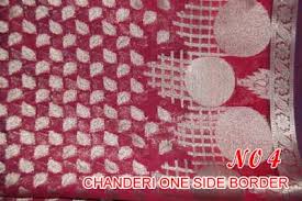 Chanderi One Side Border Saree
